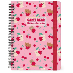 Agenda 16 mesi 2027 spiralata - Teddy Bear Pink - Legami