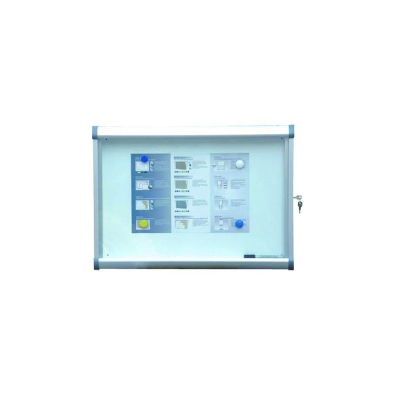 Bacheca da interno 50x70 anta battente (4 A4)