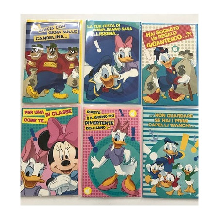 Biglietti auguri compleanno Disney