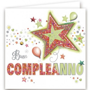 Biglietti auguri compleanno quadrato