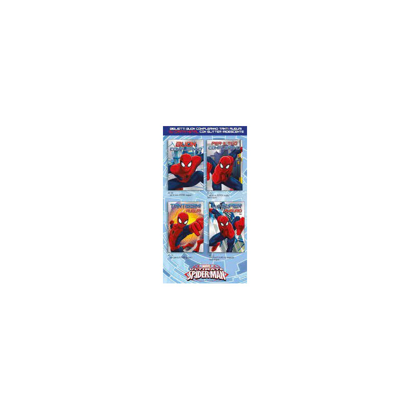 Biglietti auguri Compleanno Spiderman