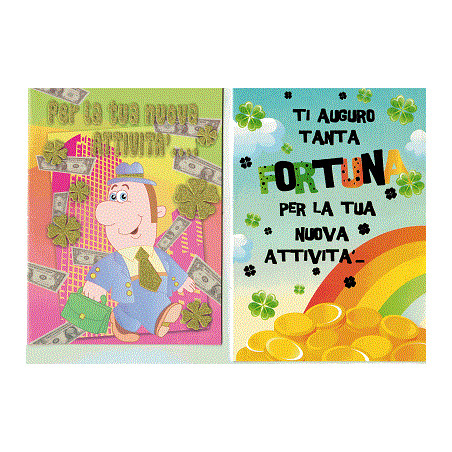 Biglietti auguri Porta fortuna