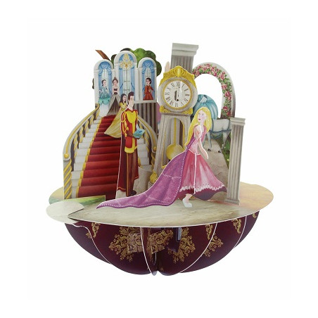 Biglietto auguri Santoro 3D Principesse