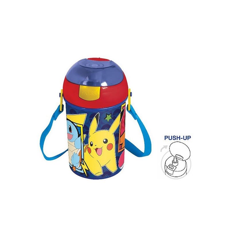 Borraccia con Tracolla 450ML Pokemon