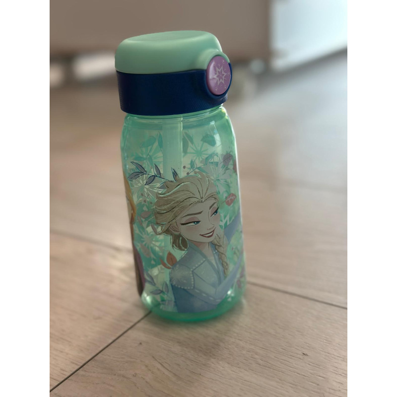 Borraccia in plastica Frozen a scatto