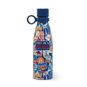 Borraccia termica Legami-sottovuoto Hot&Cold - Vacuum Bottle - Travel Stickers - 500 Ml