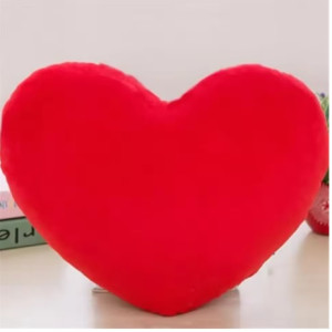 Cuscino Cuore stoffa 15cm rosso