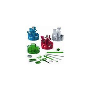 Desk organizer da scrivania completo di cancelleria