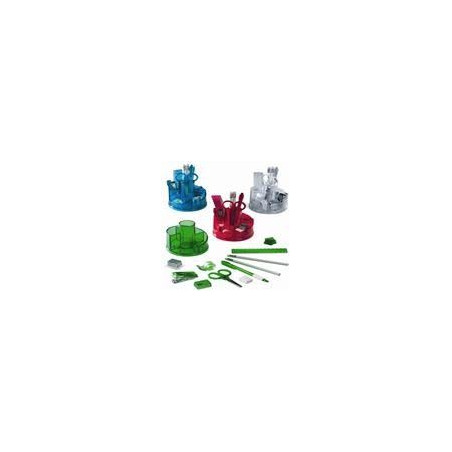 Desk organizer da scrivania completo di cancelleria