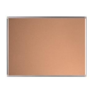 Lavagna in sughero 90x120 cornice alluminio