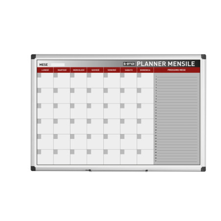 Lavagna magnetica planning Mensile 60X90