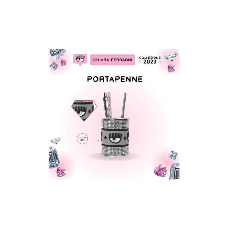 OFFERTA  Bicchiere portapenne Chiara Ferragni 2023