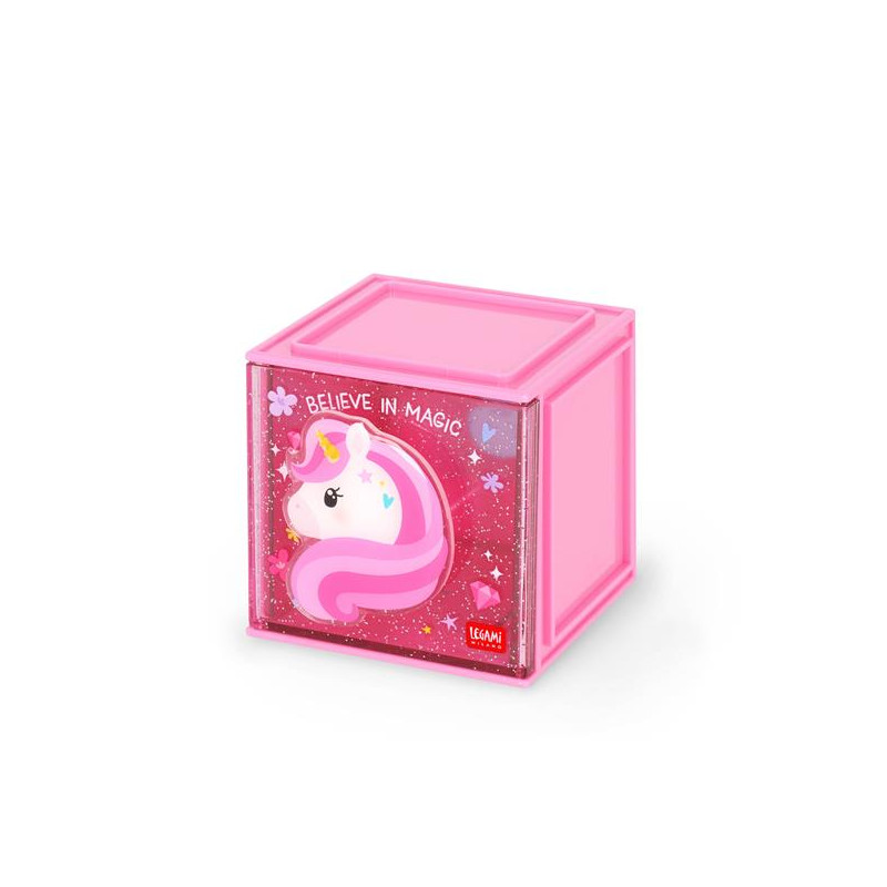 Organizer da scrivania - CUTIE CUBE unicorno -  LEGAMI