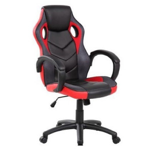 Poltrona Gaming adulto nera/rossa