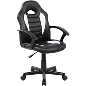 Poltroncina Gaming bianco/nera