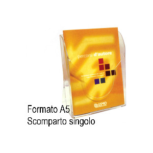 Portadepliants A5 1 scomparto