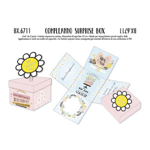 Scatola sorpresa compleanno donna