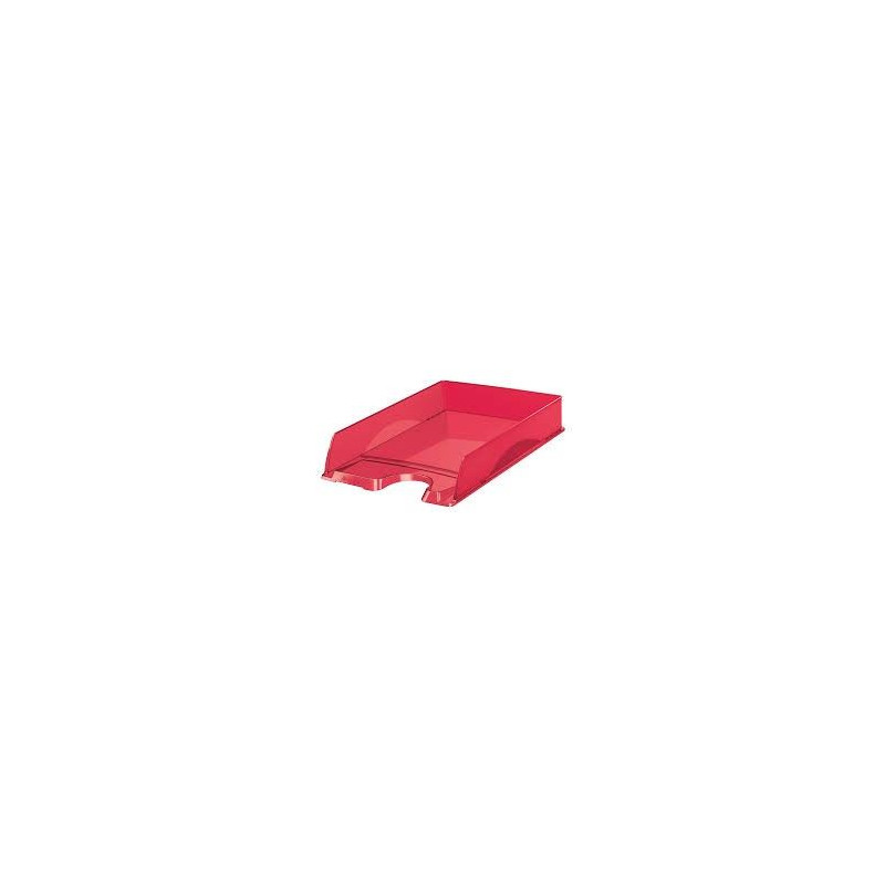 Vaschetta porta corrispondenza trasparente rosso