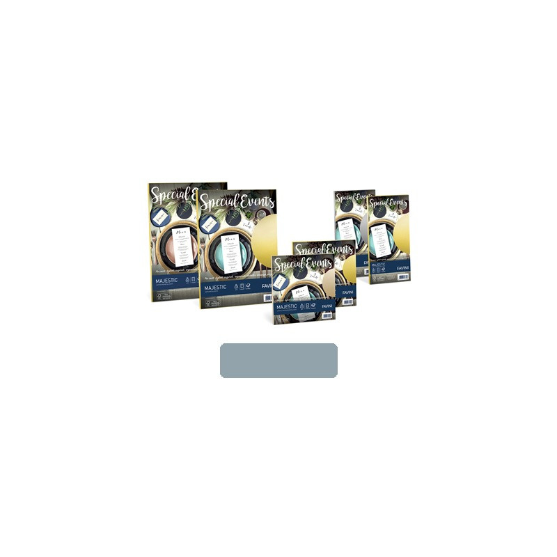 Biglietti e buste 17x17 special events silver 5+5pz