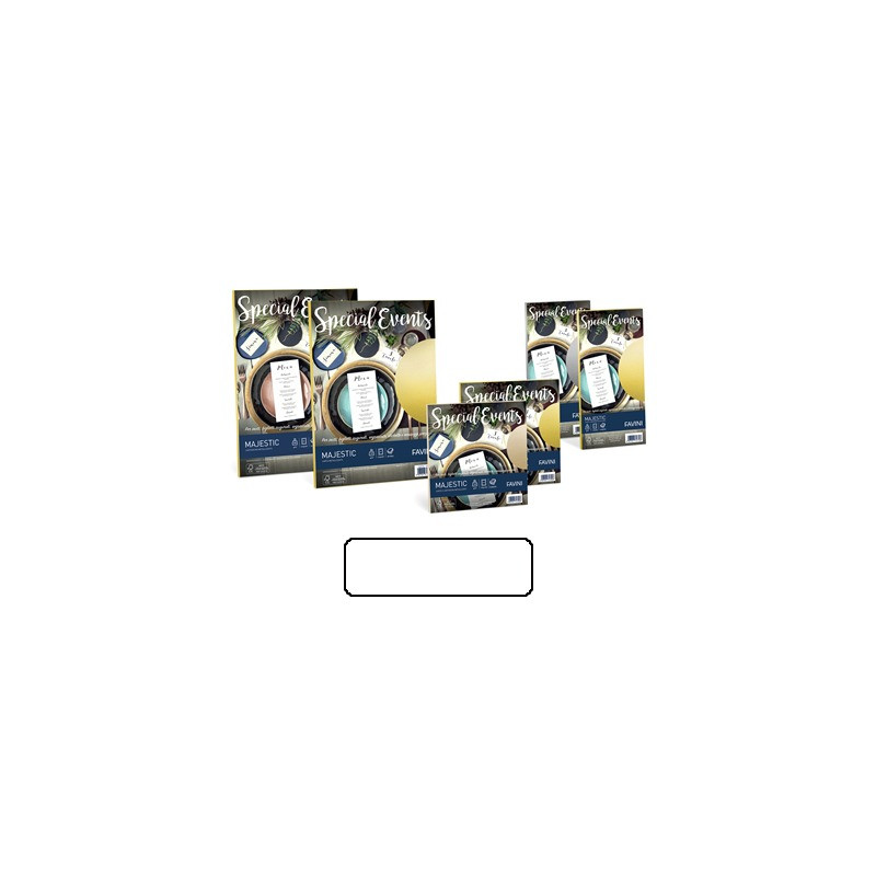 Biglietti e buste 9x14 special events bianco 5pz