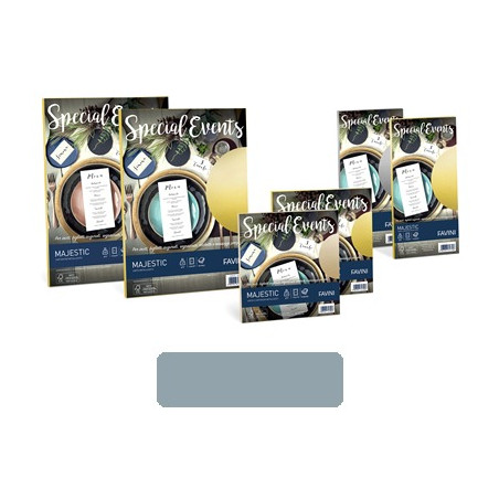 Biglietti e buste 9x14 special events silver 5+5pz