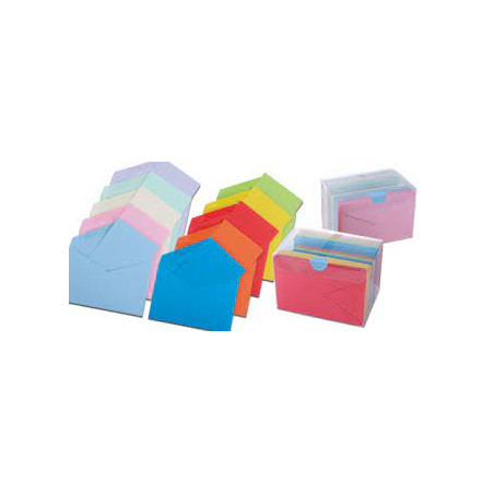 Biglietti e buste f.to 9 rosa 9x14 100pz+100pz