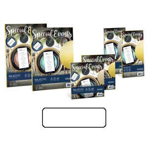 Buste 11x23 Special Events Majestic Favini bianche 120gr 10pz