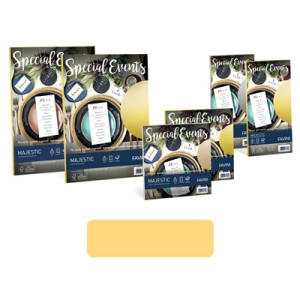 Buste 11x23 Special Events Majestic Favini oro 120gr 10pz