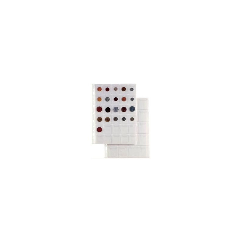 Buste 4 fori A4 per monete a 20 tasche 10fg