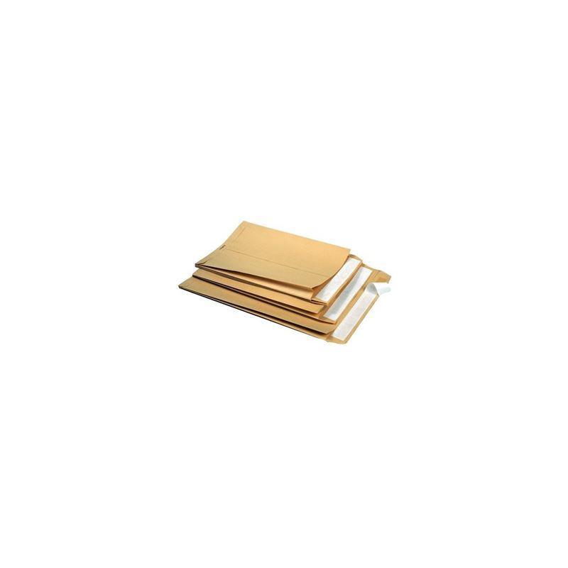 Buste a sacco avana 23x33 con soffietto 10pz