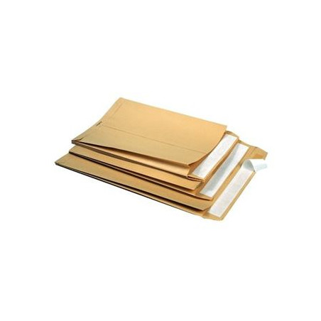 Buste a sacco avana 23x33 con soffietto 10pz