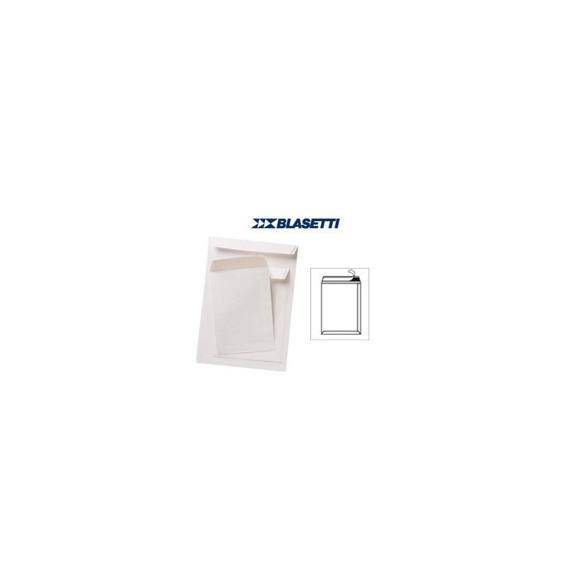 Buste a sacco bianche 21x28 internografate 80gr in cf da 500pz