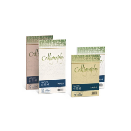 Buste Calligraphy algae 12x18 90gr.  25pz