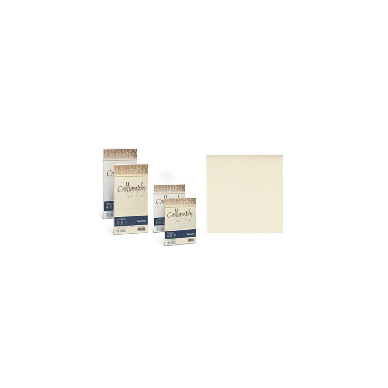 Buste Calligraphy Canvas 11x22 100gr. avorio 25pz