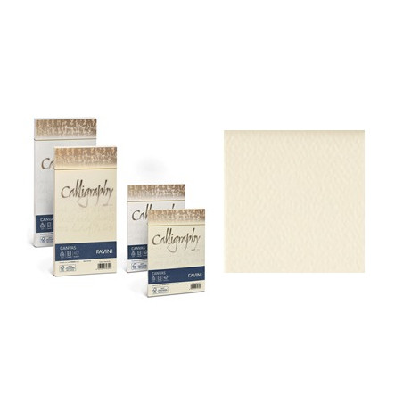 Buste Calligraphy Canvas 11x22 100gr. avorio 25pz