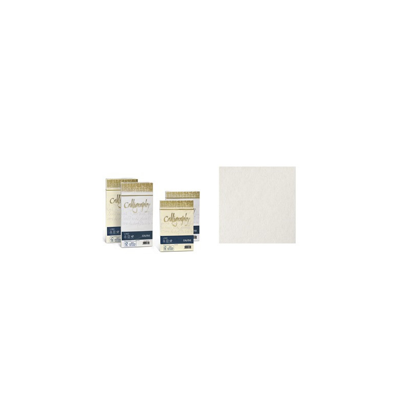 Buste Calligraphy Lino 12x18 120gr. bianco 25pz