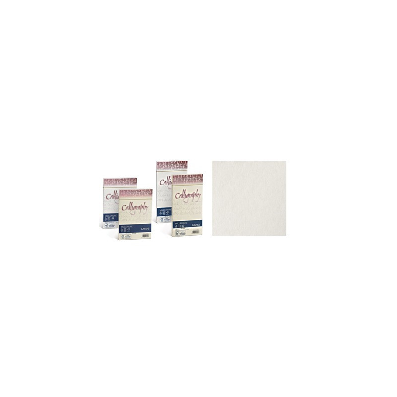 Buste Calligraphy Millerighe 11x22 100gr. bianco 25pz