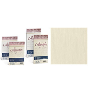 Buste Calligraphy Millerighe 12x18 100gr. avorio 25pz