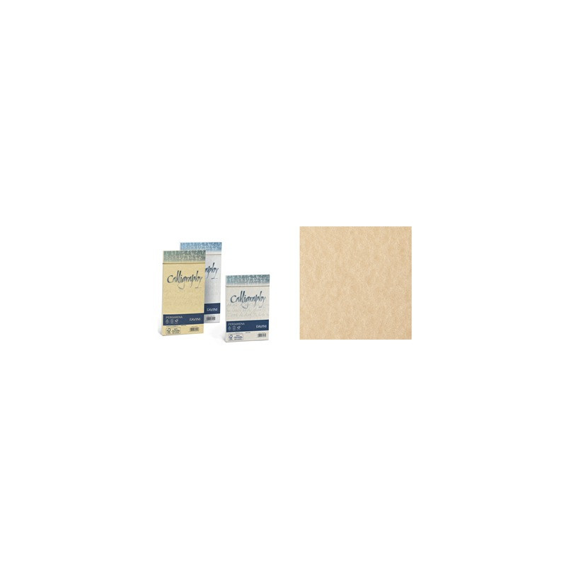 Buste Calligraphy Pergamena 11x23 90gr. nocciola 25pz