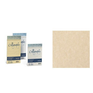 Buste Calligraphy Pergamena 11x23 90gr. sabbia 25pz