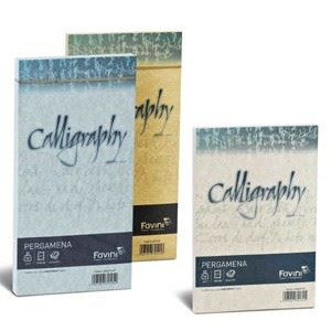 Buste Calligraphy Pergamena 11x23 gr.90 Verde 25 Pz.