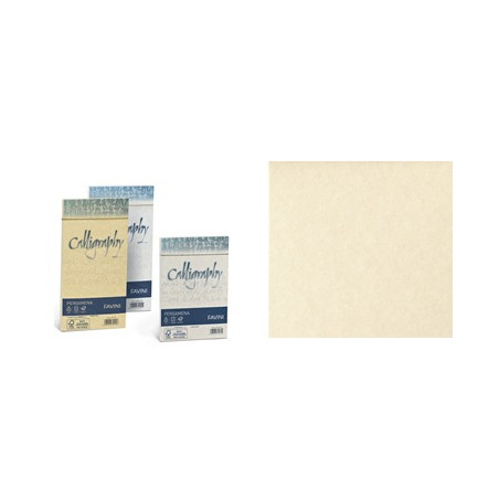 Buste Calligraphy Pergamena 12x18 90gr. naturale 25pz