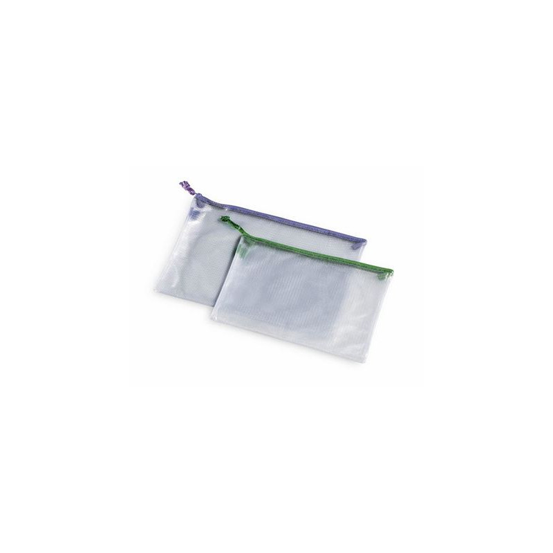 Buste pvc con lampo 22,5bx16h