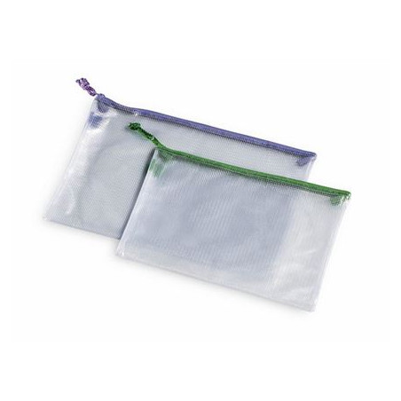 Buste pvc con lampo 22,5bx16h