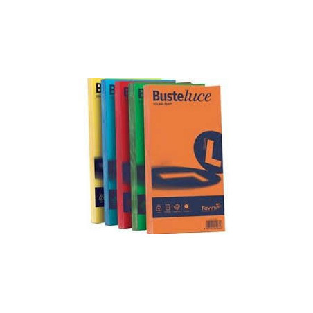 Buste Rismaluce 11x23 90gr. azzurro 25pz