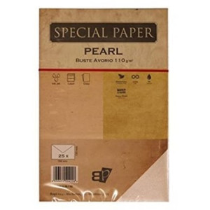 Buste Special Paper Pearl avorio 110gr 180x120 25pz