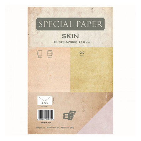 Buste Special Paper skin avorio 16x23 110gr 25pz