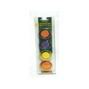 Bottoni magnetici d.30 vari colori 5pz