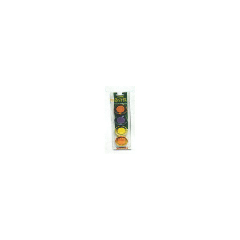 Bottoni magnetici d.30 vari colori 5pz
