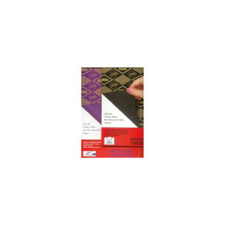 Carta carbone copiativa A4 colore nera 100pz